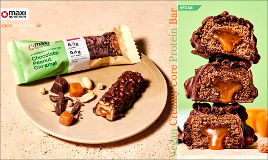 Maxi Nutrition Vegan creamy Core Protein bar supplements